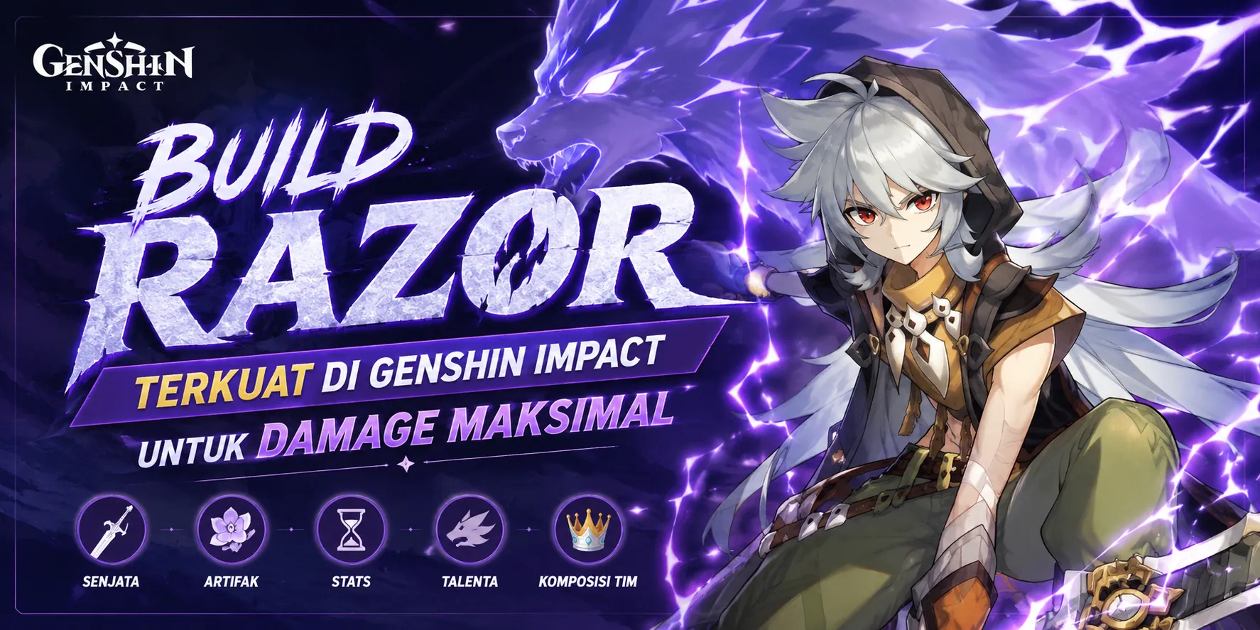 build-razor-genshin-impact-terbaik-senjata-dan-artefak-tersakit