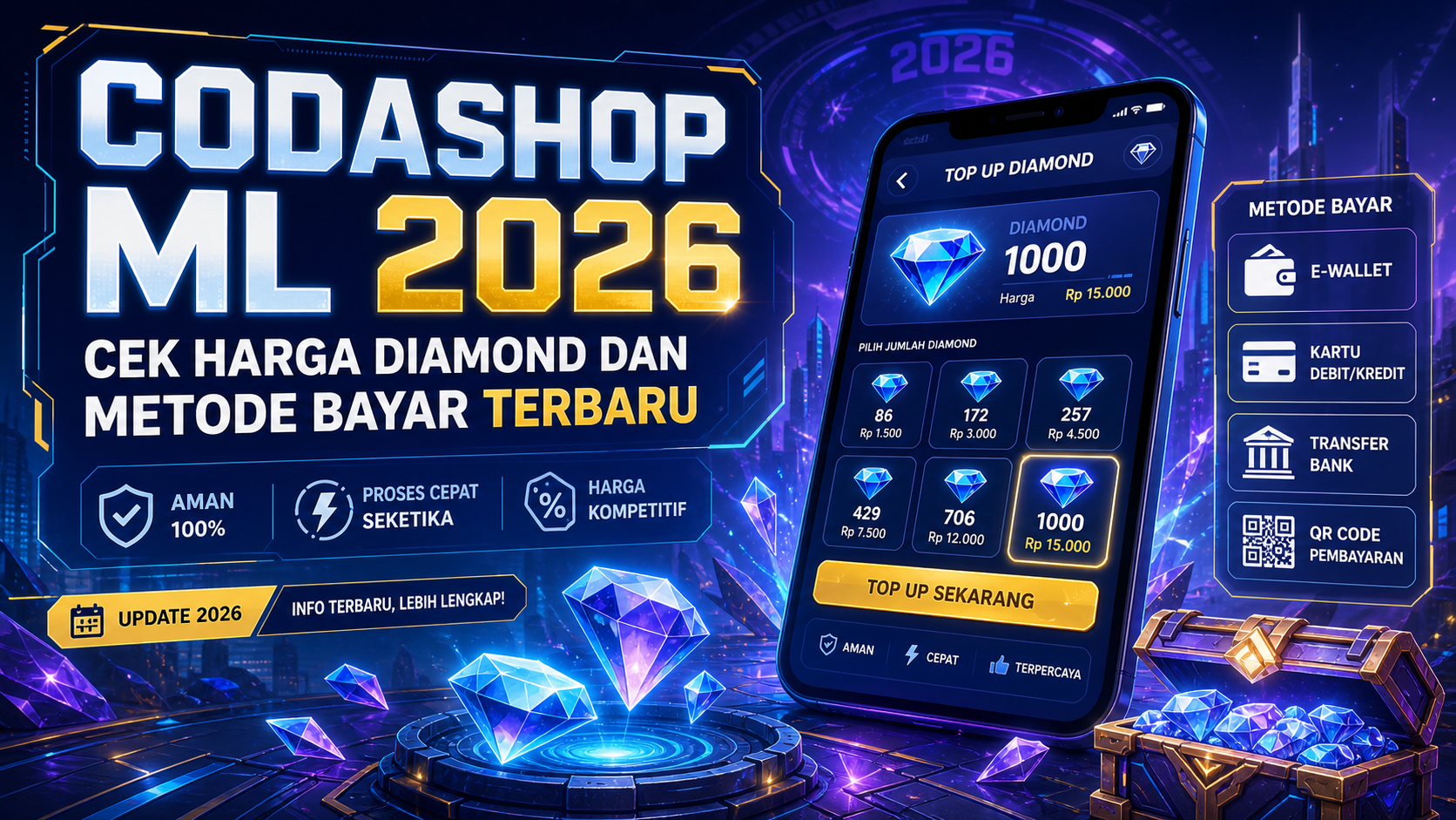 codashop - Codashop ML 2026: Cek Harga Diamond dan Metode Bayar Terbaru