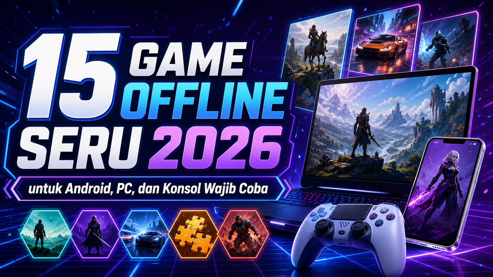game - 15 Game Offline Seru 2026 untuk Android, PC, dan Konsol Wajib Coba