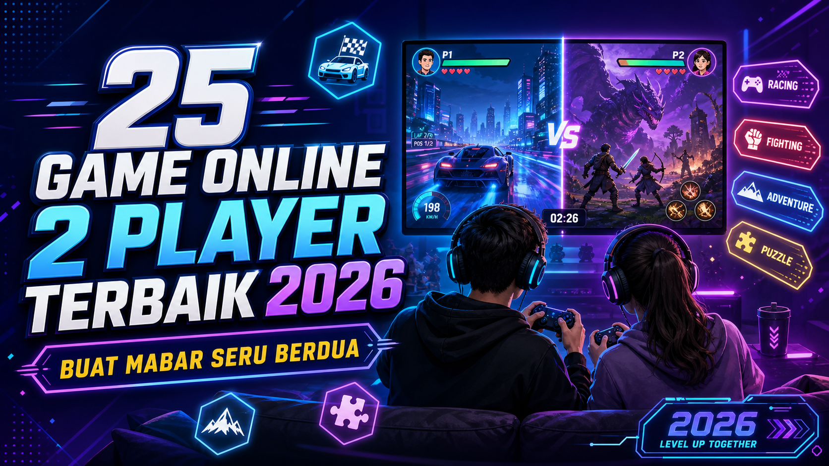 game - 25 Game Online 2 Player Terbaik 2026 buat Mabar Seru Berdua