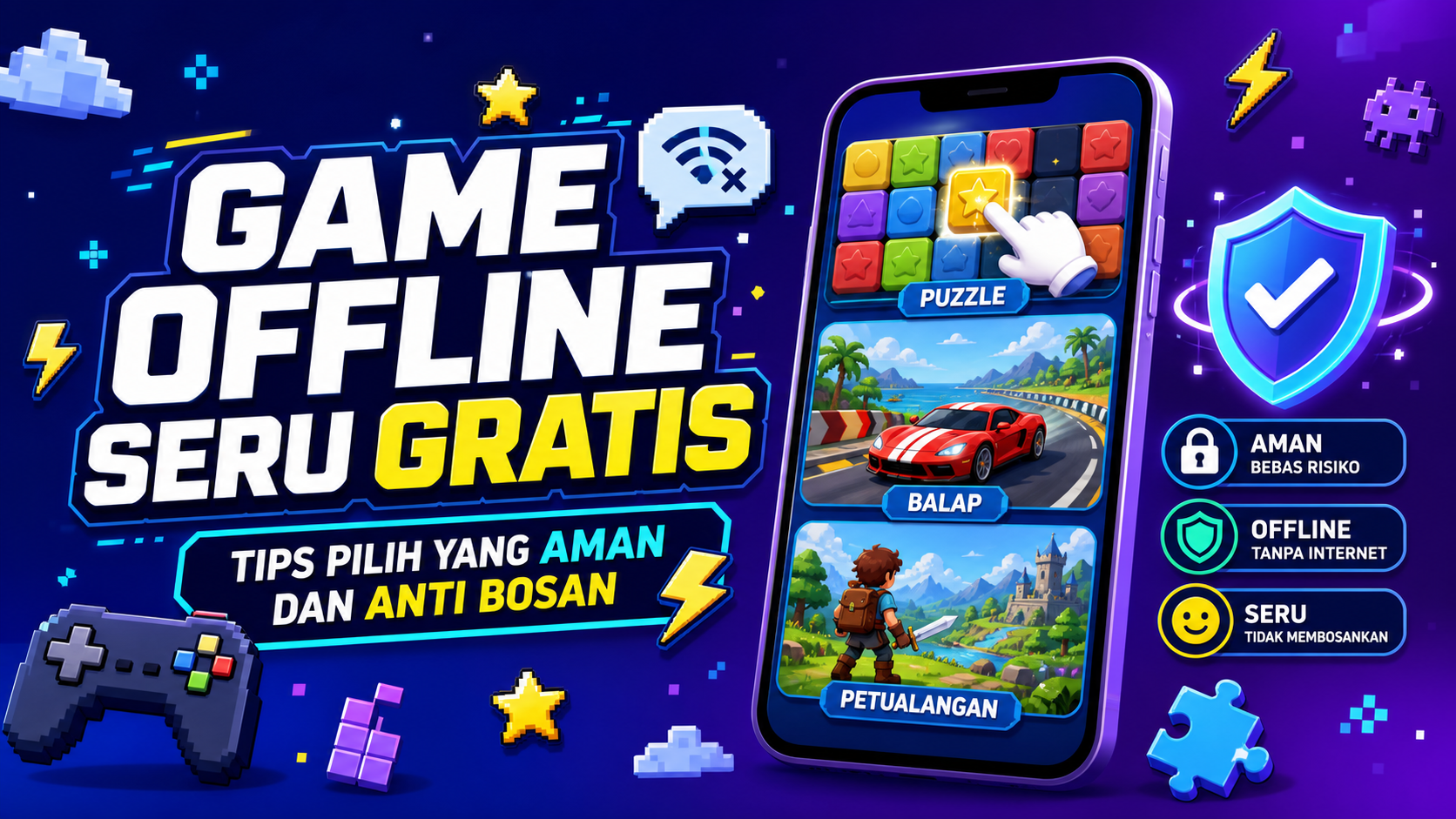 game - Game Offline Seru Gratis: Tips Pilih yang Aman dan Anti Bosan