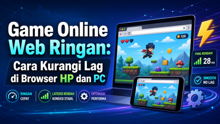 game - Game Online Web Ringan: Cara Kurangi Lag di Browser HP dan PC