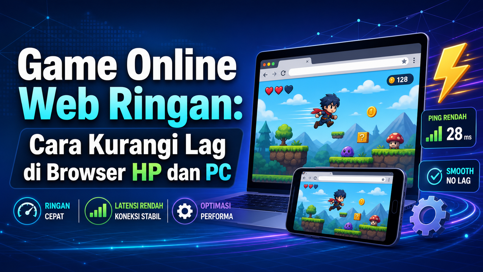 game - Game Online Web Ringan: Cara Kurangi Lag di Browser HP dan PC