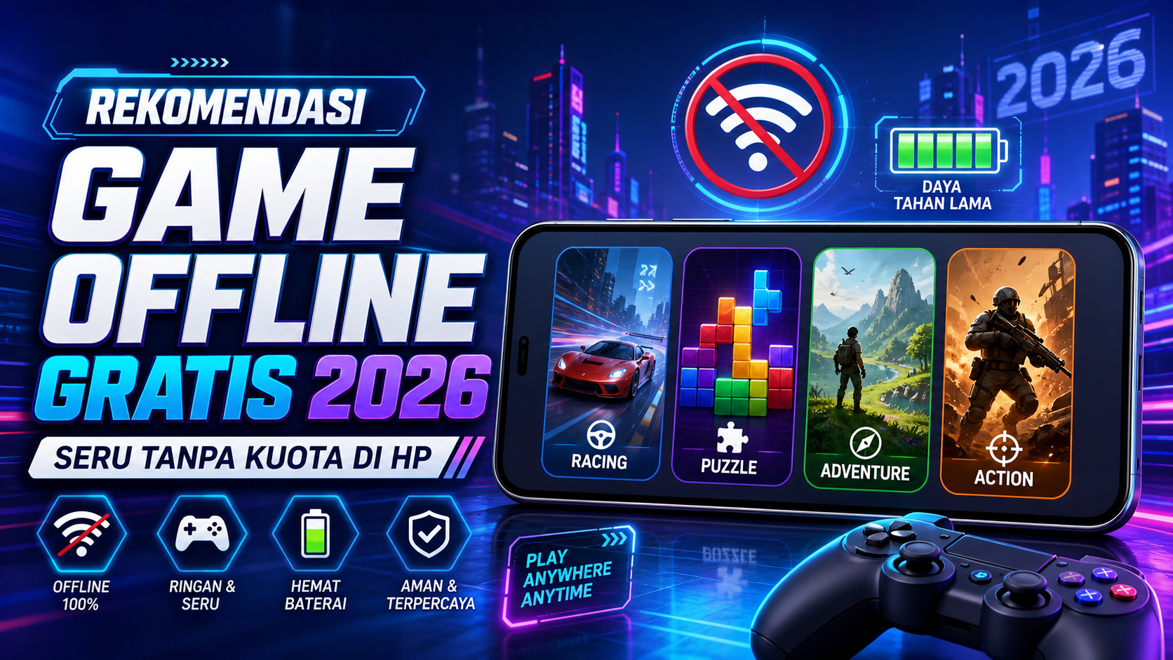 game - Rekomendasi Game Offline Gratis 2026: Seru Tanpa Kuota di HP