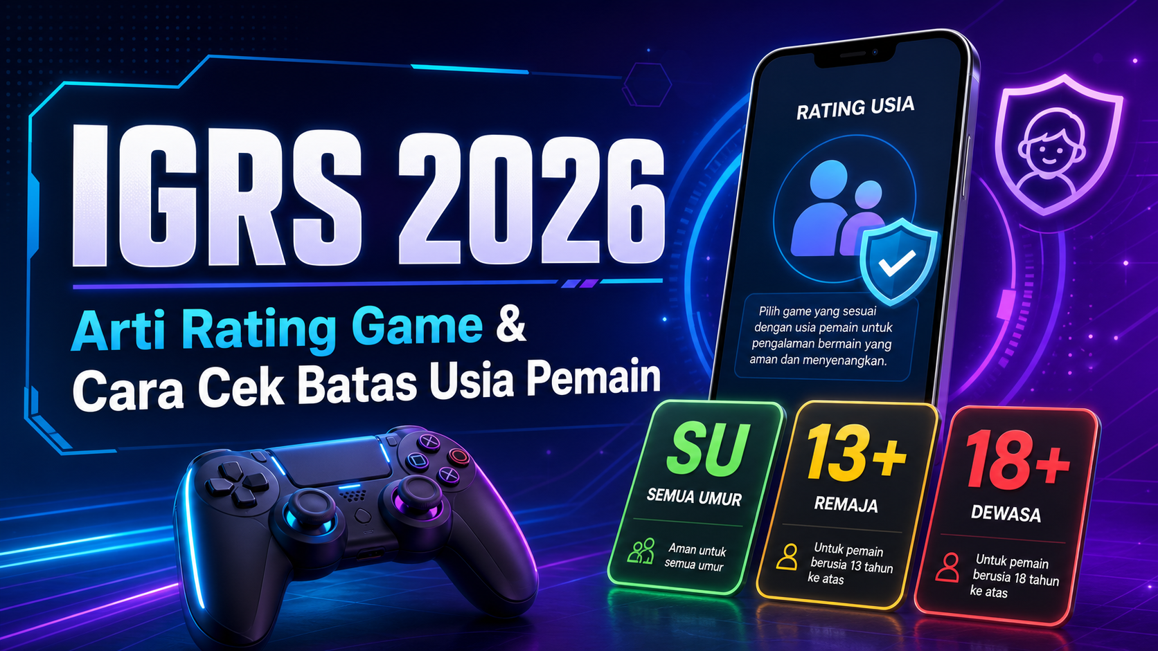 igrs - IGRS 2026: Arti Rating Game dan Cara Cek Batas Usia Pemain