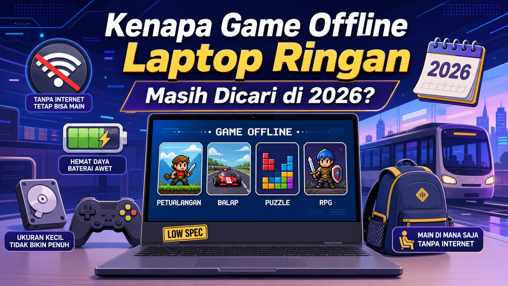 Kenapa Game Offline Laptop Ringan Masih Dicari di 2026? - game