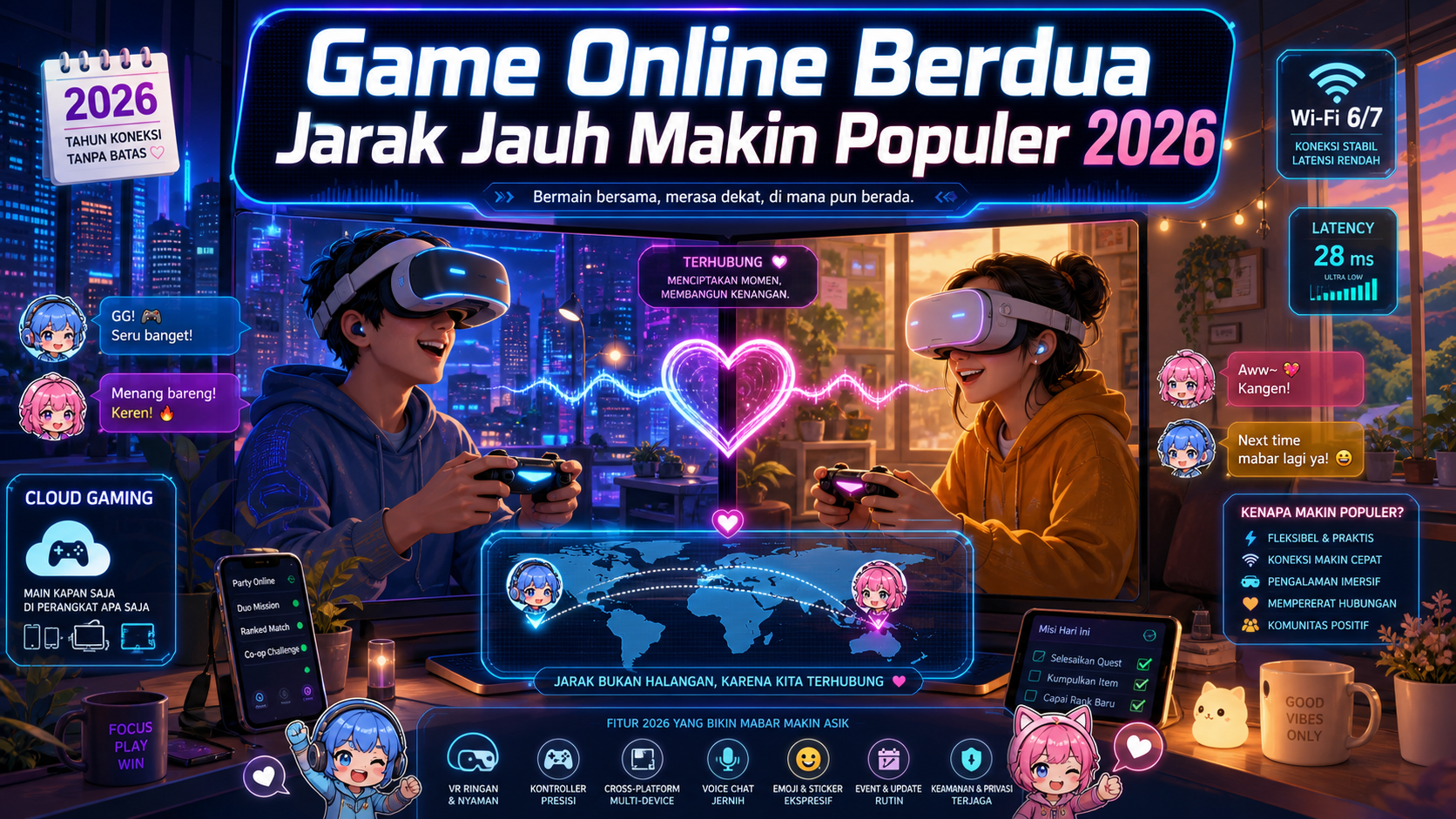 Kenapa Game Online Berdua Jarak Jauh Makin Populer pada 2026? - mabar