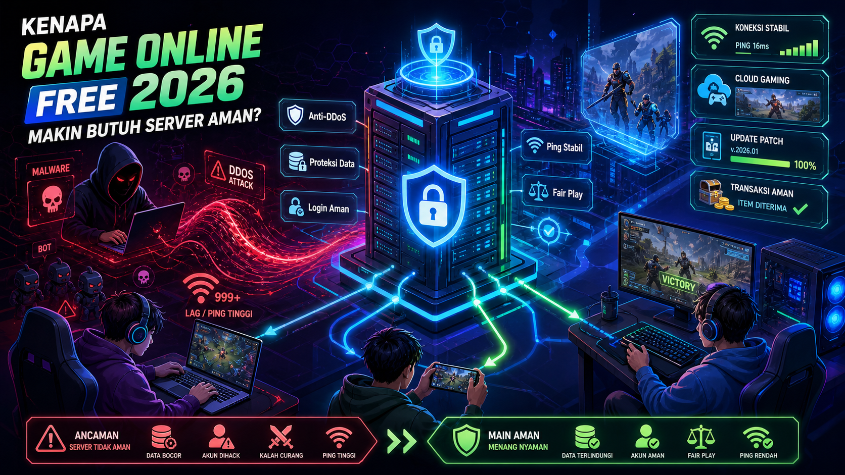 Kenapa Game Online Free 2026 Makin Butuh Server Aman? - game