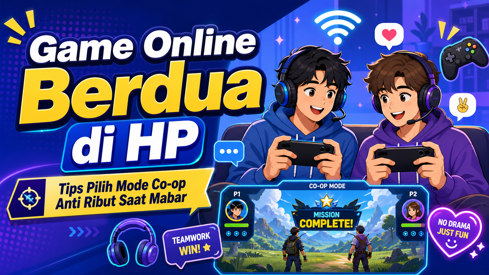 mabar - Game Online Berdua di HP: Tips Pilih Mode Co-op Anti Ribut Saat Mabar