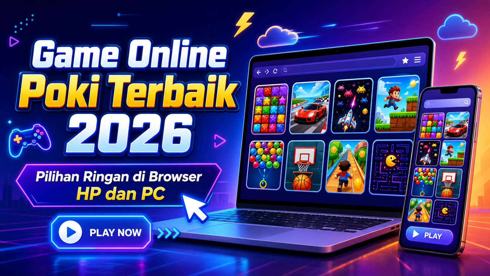 poki - Game Online Poki Terbaik 2026: Pilihan Ringan di Browser HP dan PC