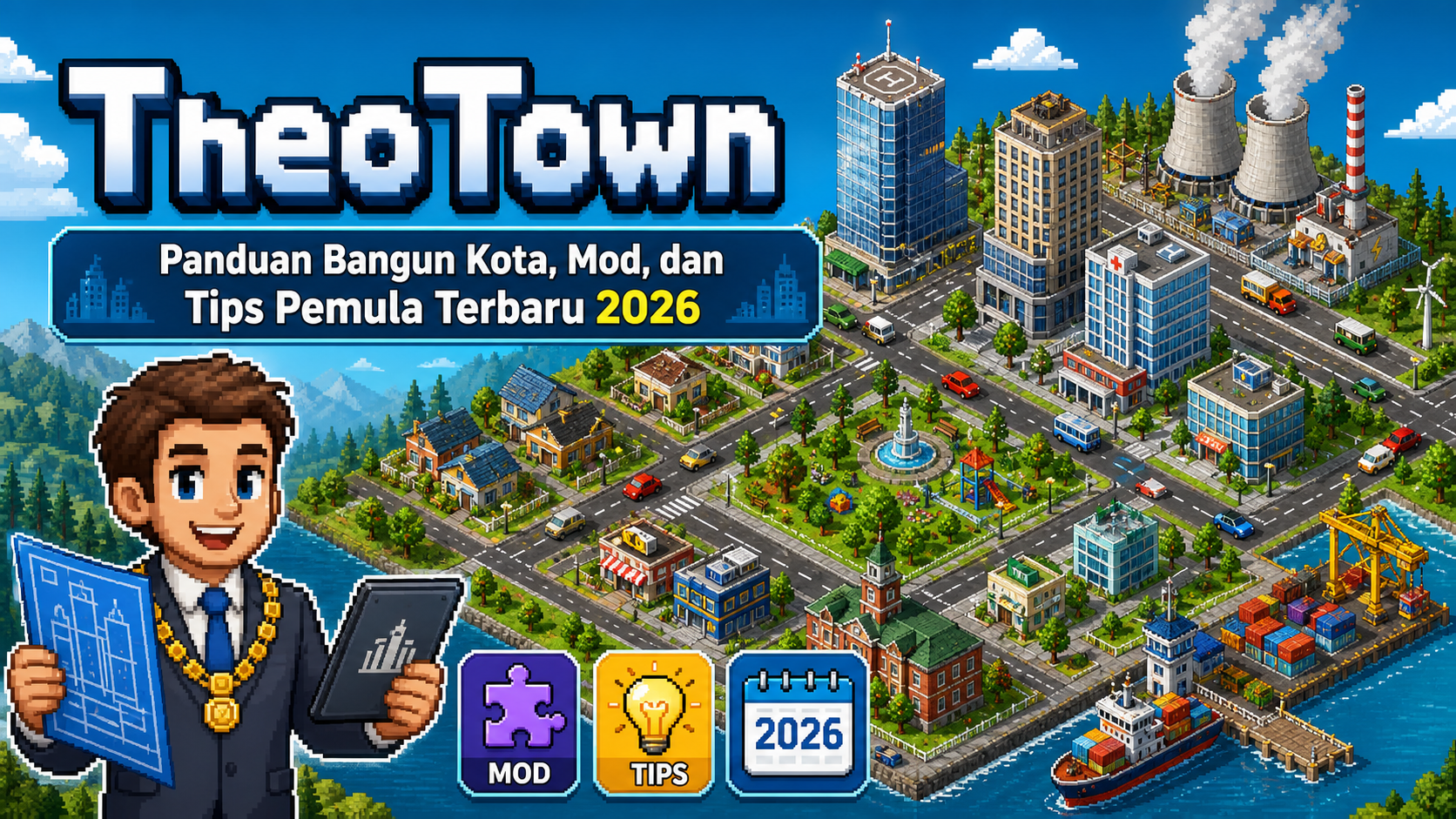 TheoTown: Panduan Bangun Kota, Mod, dan Tips Pemula Terbaru 2026 - theotown