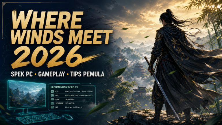 wuxia - Where Winds Meet 2026: Spek PC, Gameplay, dan Tips Pemula