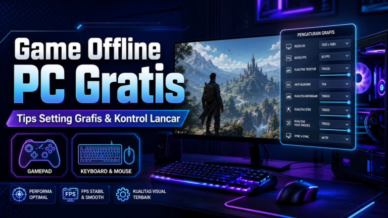 game - Game Offline PC Gratis: Tips Setting Grafis dan Kontrol Lancar