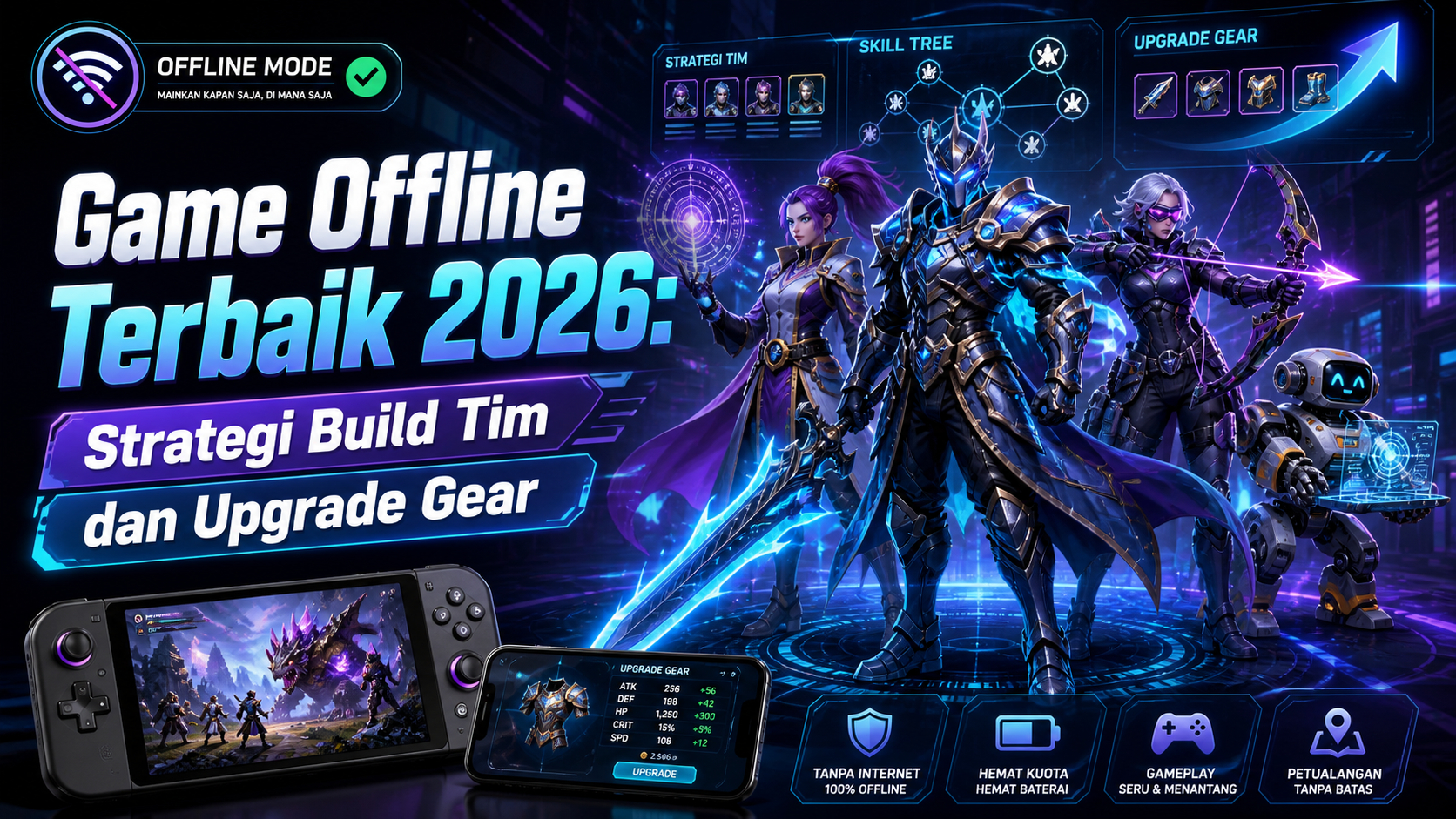 game - Game Offline Terbaik 2026: Strategi Build Tim dan Upgrade Gear