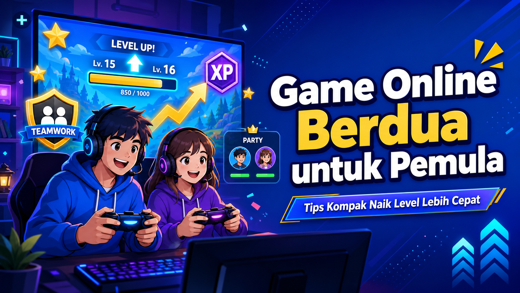 game - Game Online Berdua untuk Pemula: Tips Kompak Naik Level Lebih Cepat