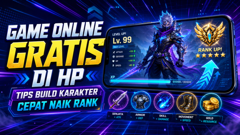 game - Game Online Gratis di HP: Tips Build Karakter Cepat Naik Rank