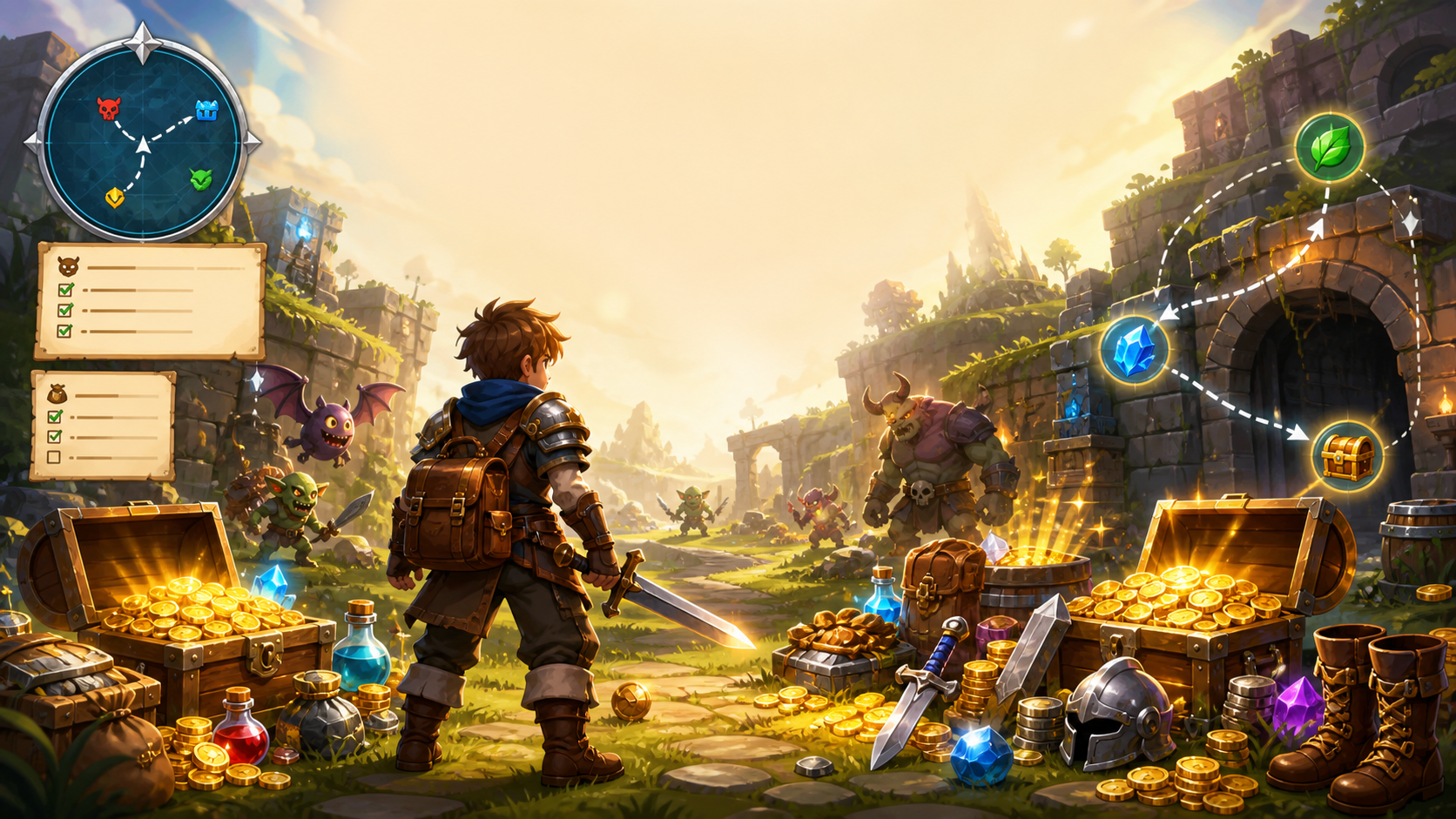 Game Offline Seru Gratis: Strategi Farming Loot dan Gear Awal - game