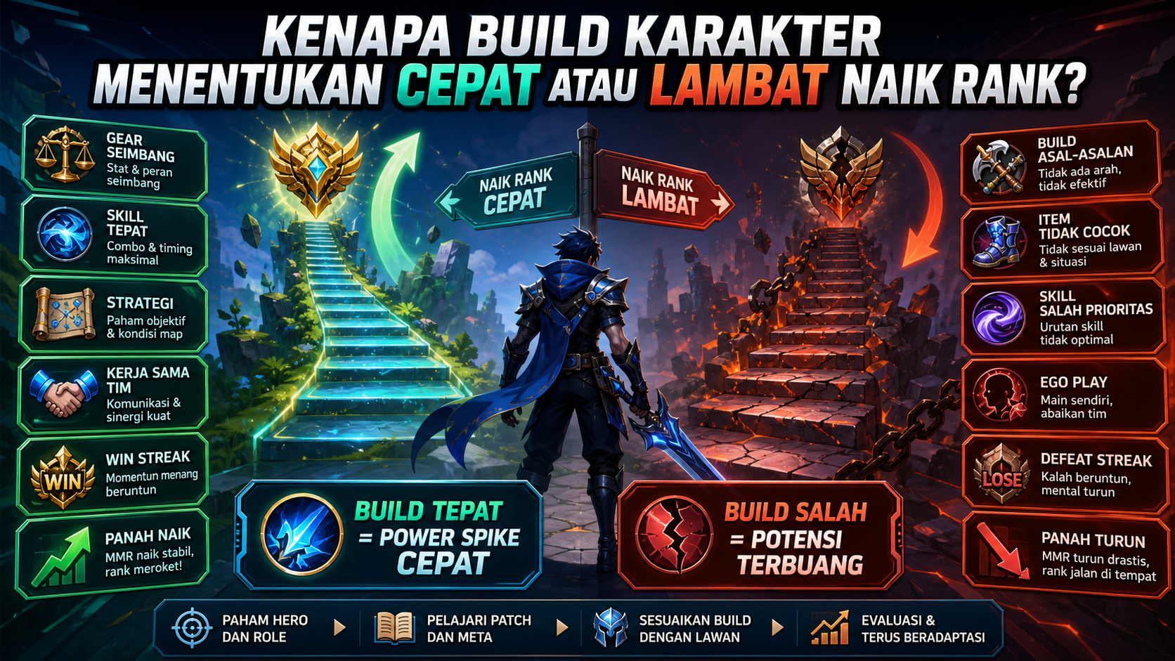 Kenapa Build Karakter Menentukan Cepat atau Lambat Naik Rank? - game