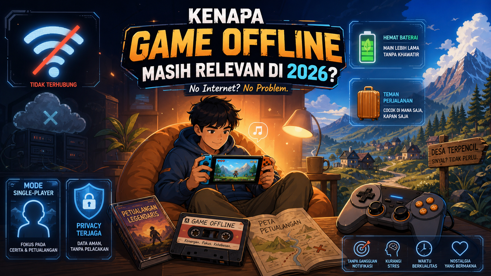 Kenapa Game Offline Masih Relevan di 2026? - game