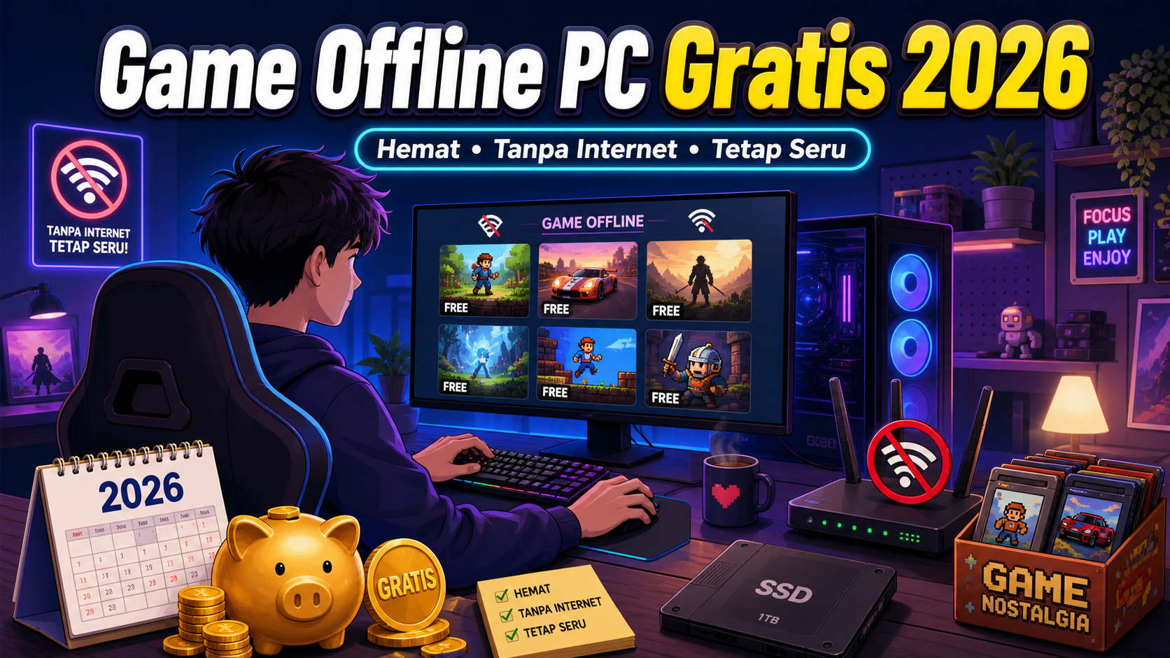 Kenapa Game Offline PC Gratis Masih Dicari di 2026? - game