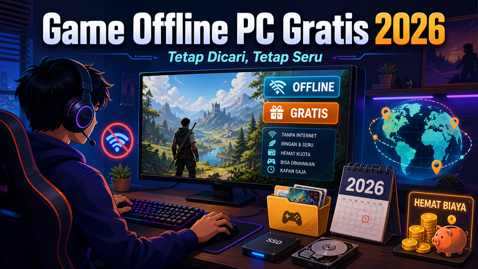 Kenapa Game Offline PC Gratis Masih Dicari pada 2026? - game