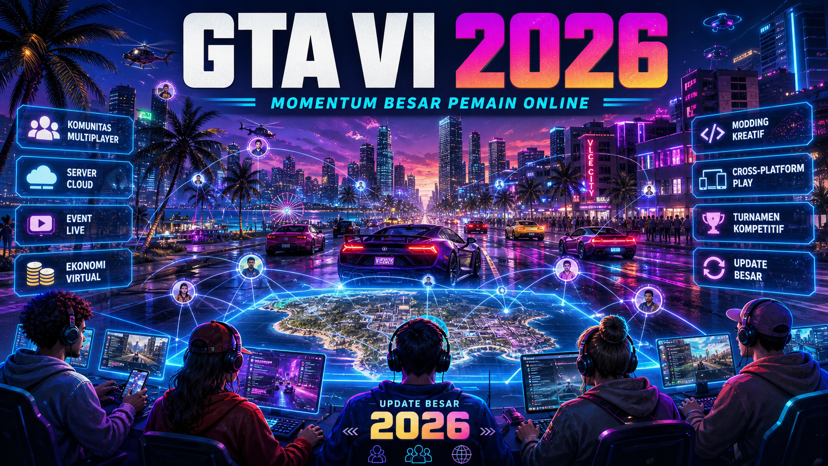 Kenapa GTA VI 2026 Jadi Momentum Besar untuk Pemain Online? - gta