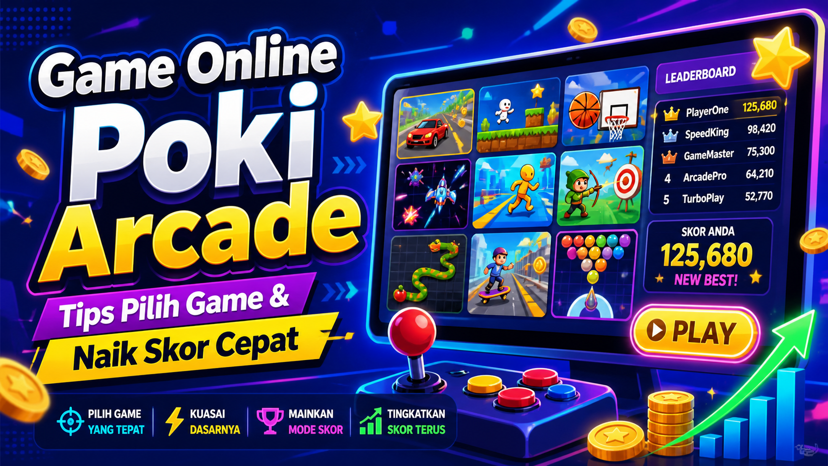 poki - Game Online Poki Arcade: Tips Pilih Game dan Naik Skor Cepat