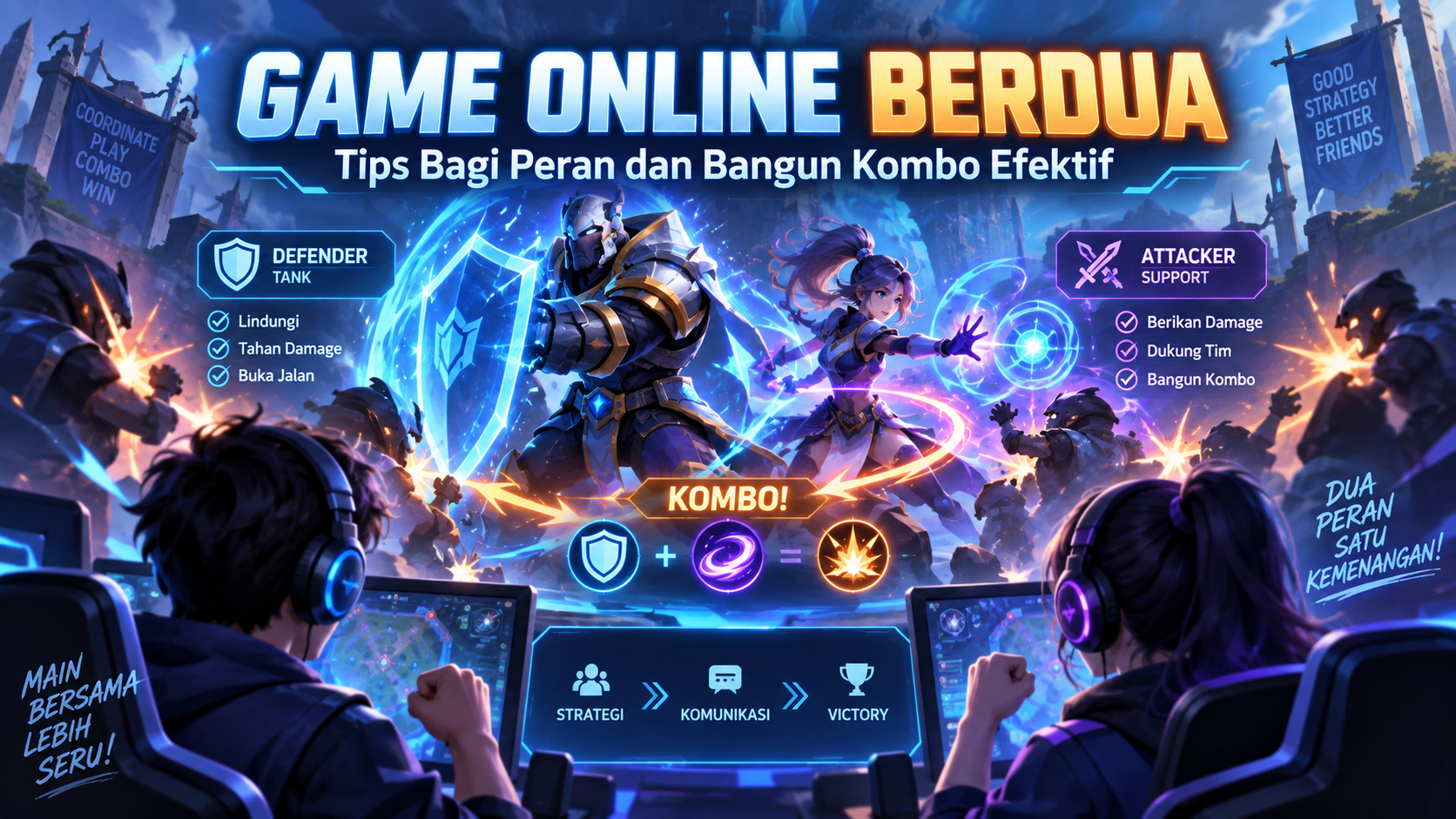 duo - Game Online Berdua: Tips Bagi Peran dan Bangun Kombo Efektif