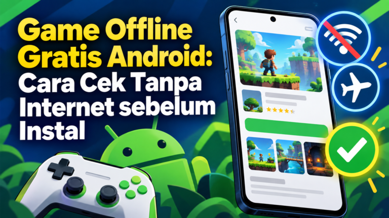 game - Game Offline Gratis Android: Cara Cek Tanpa Internet sebelum Instal