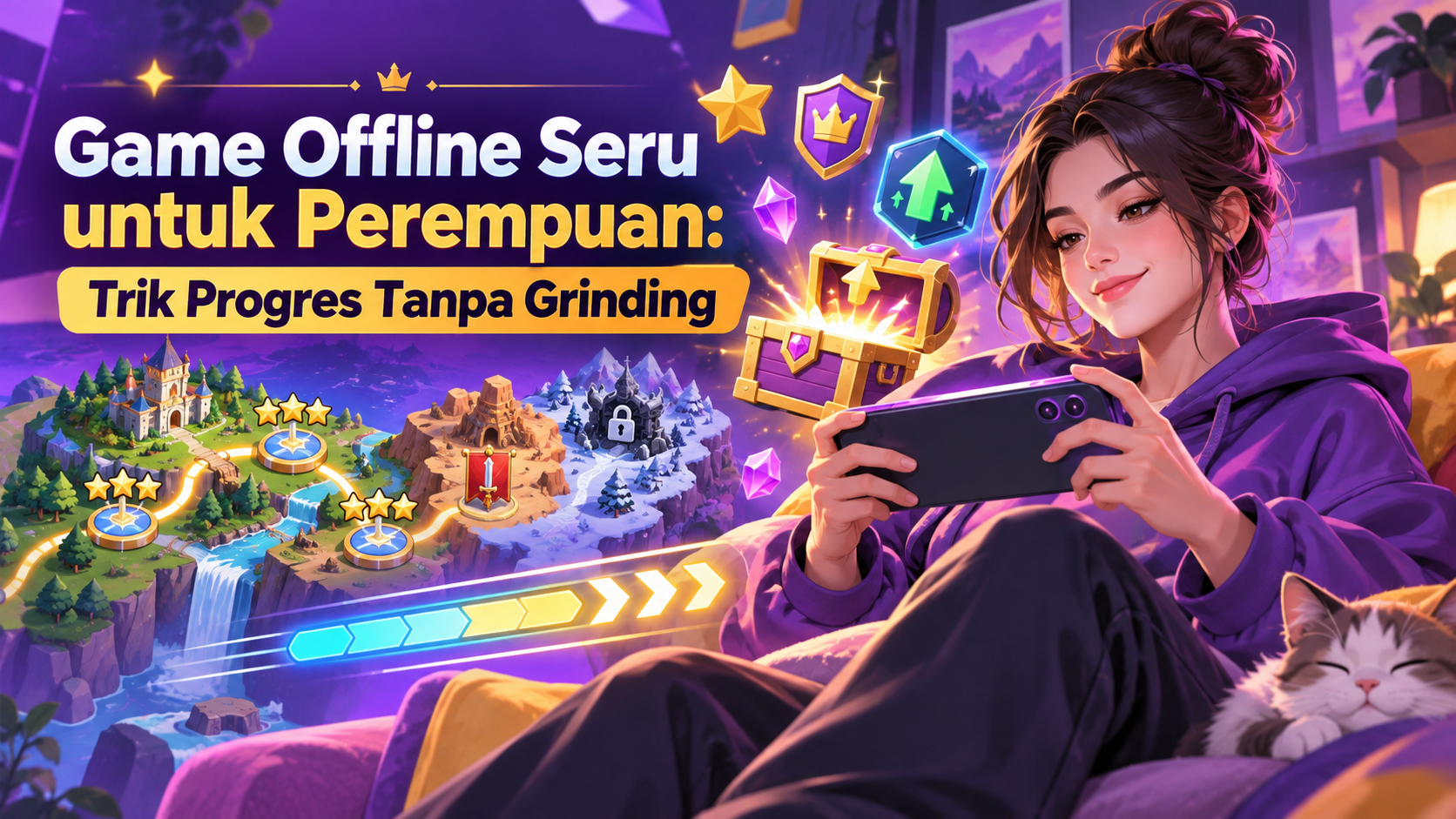 game - Game Offline Seru untuk Perempuan: Trik Progres Tanpa Grinding