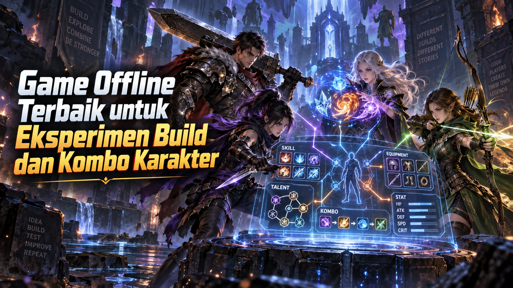 game - Game Offline Terbaik untuk Eksperimen Build dan Kombo Karakter