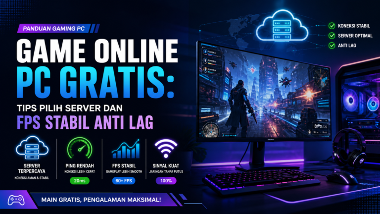 game - Game Online PC Gratis: Tips Pilih Server dan FPS Stabil Anti Lag