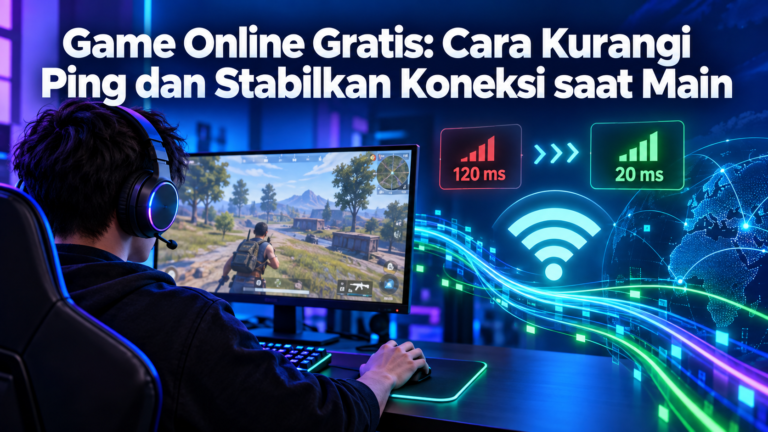 ping - Game Online Gratis: Cara Kurangi Ping dan Stabilkan Koneksi saat Main