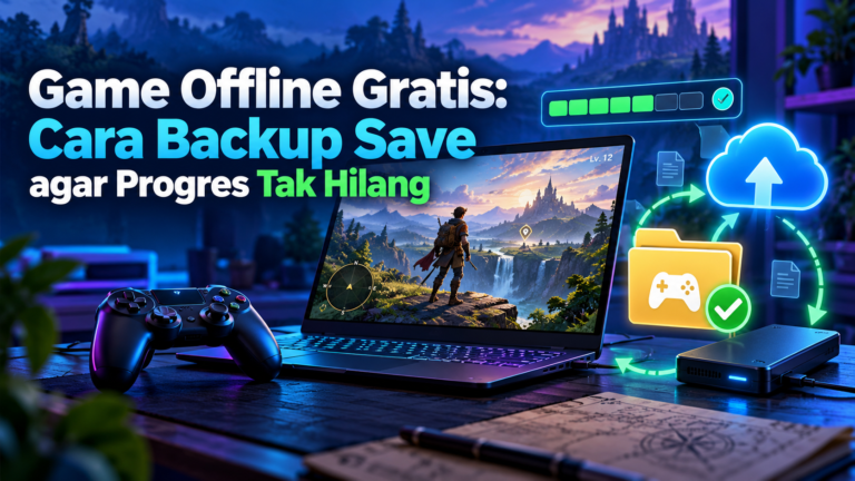 game - Game Offline Gratis: Cara Backup Save agar Progres Tak Hilang
