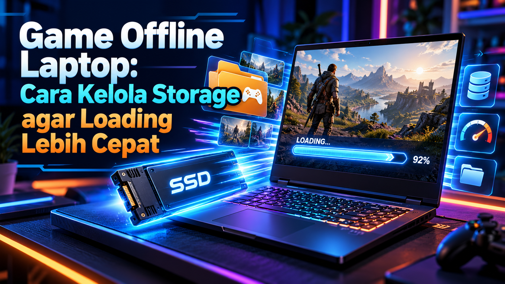 game - Game Offline Laptop: Cara Kelola Storage agar Loading Lebih Cepat