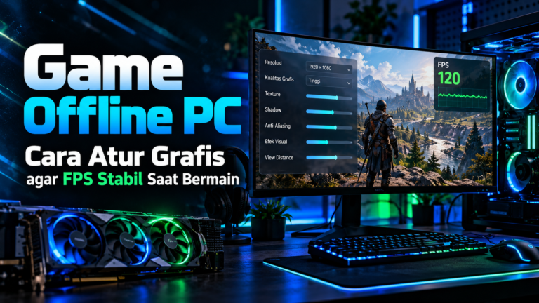 game - Game Offline PC: Cara Atur Grafis agar FPS Stabil Saat Bermain