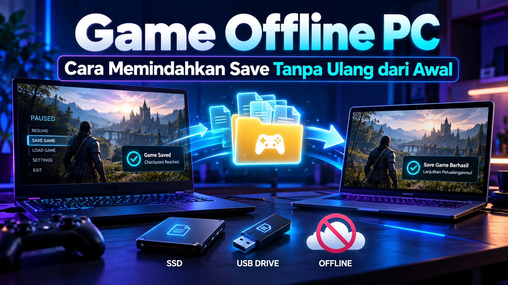 game - Game Offline PC: Cara Memindahkan Save Tanpa Ulang dari Awal