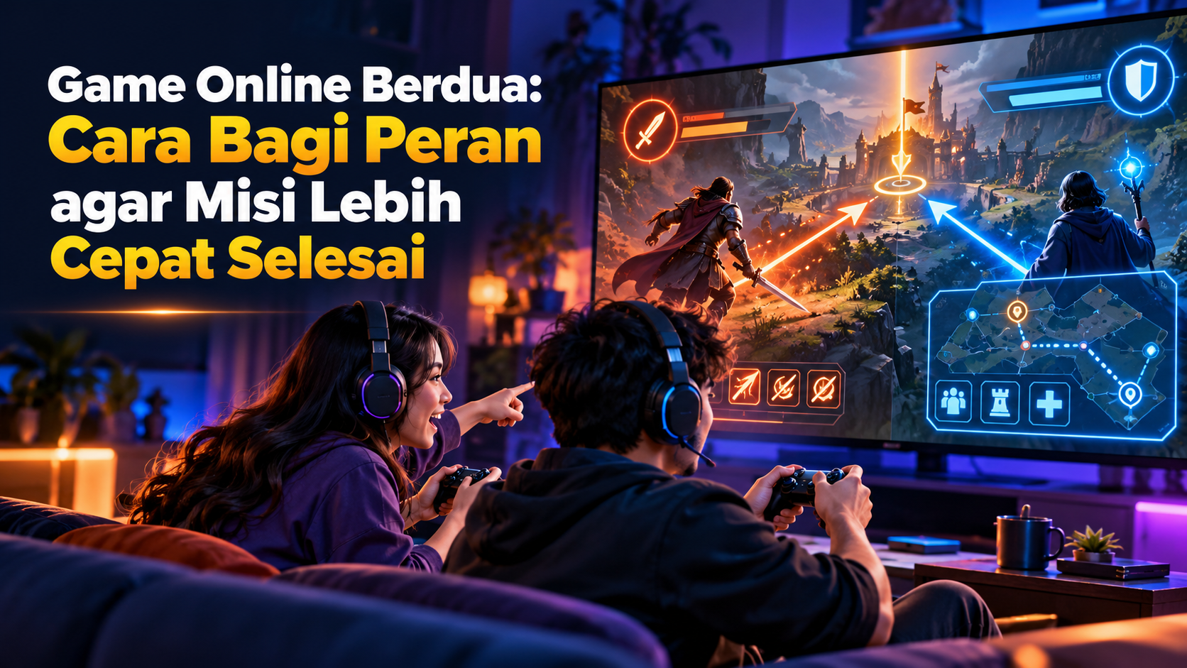 game - Game Online Berdua: Cara Bagi Peran agar Misi Lebih Cepat Selesai