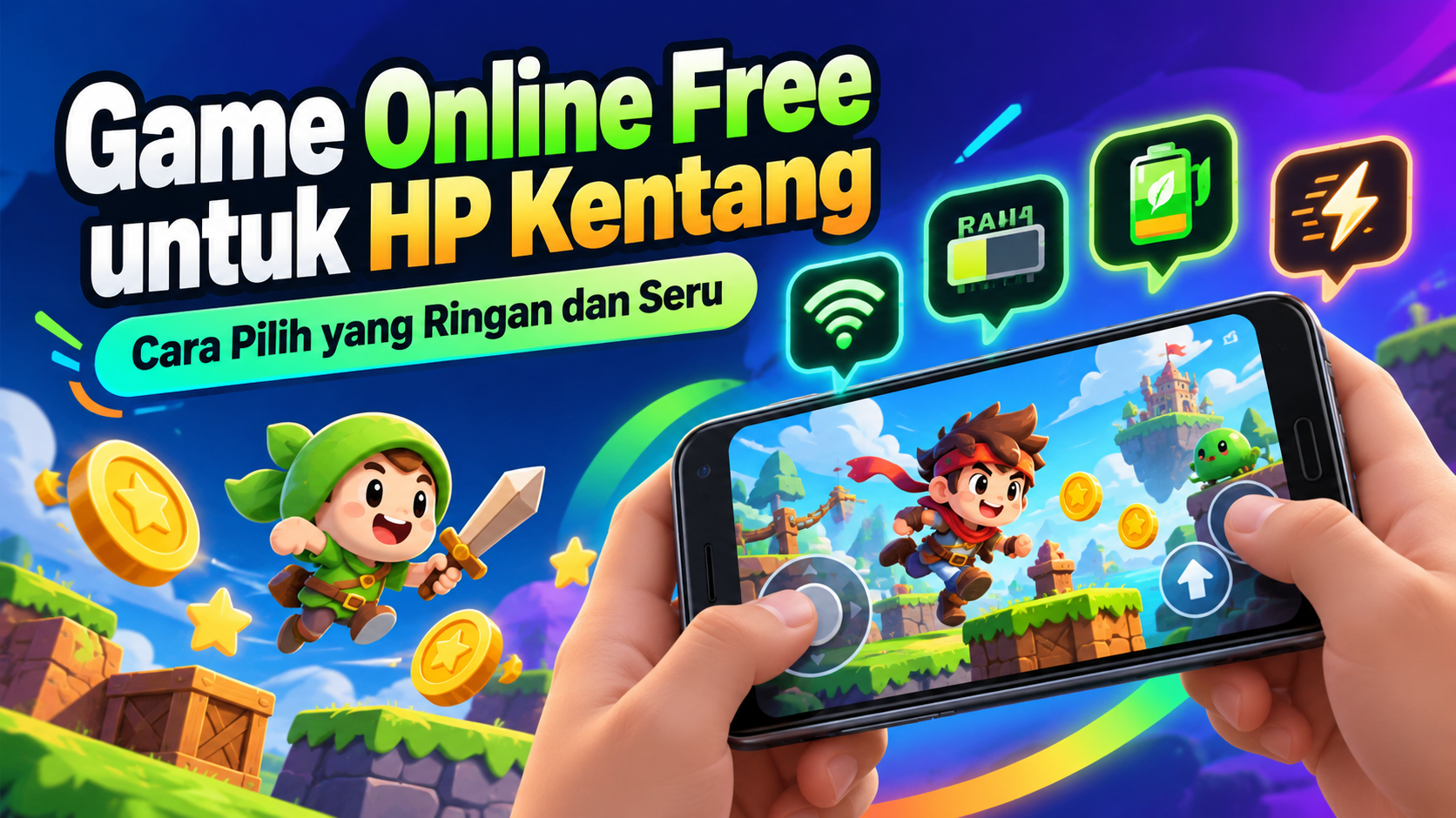game - Game Online Free untuk HP Kentang: Cara Pilih yang Ringan dan Seru