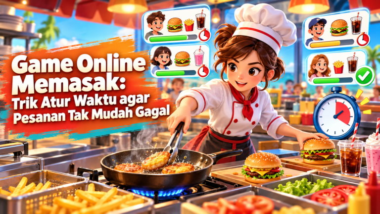 memasak - Game Online Memasak: Trik Atur Waktu agar Pesanan Tak Mudah Gagal